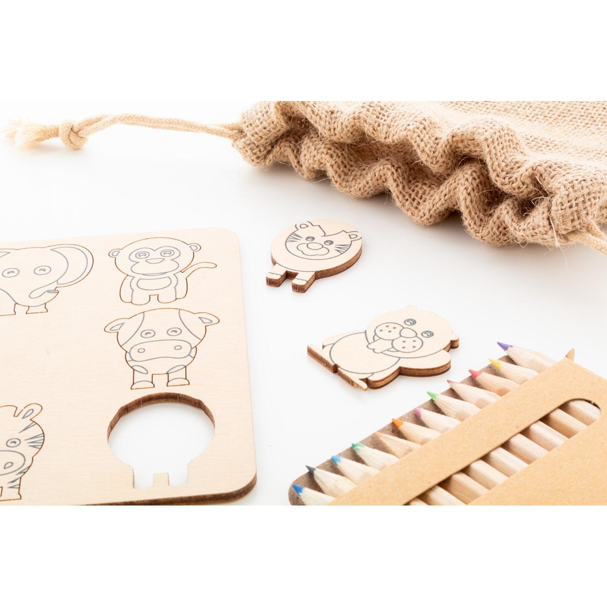 Joc de colorat cu potrivire a formelor Matchmor natural