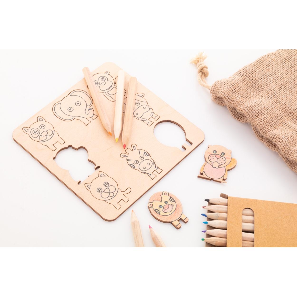 Joc de colorat cu potrivire a formelor Matchmor natural