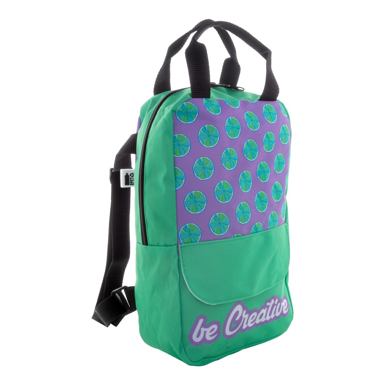 Rucsac personalizat. RPET SuboBag Back Mini Negru