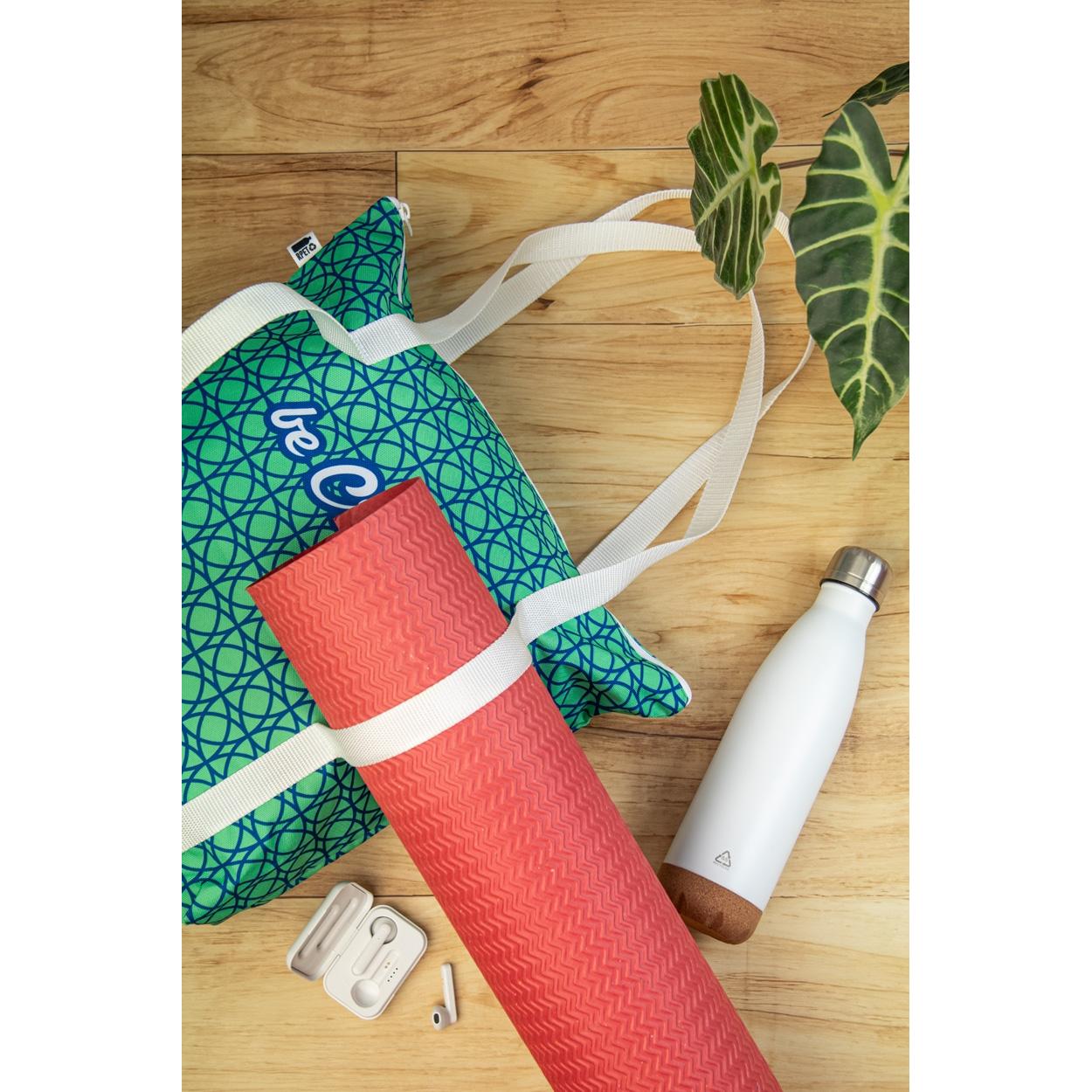 Geantă pentru covoraș de yoga, personalizată SuboBag Yoga Alb