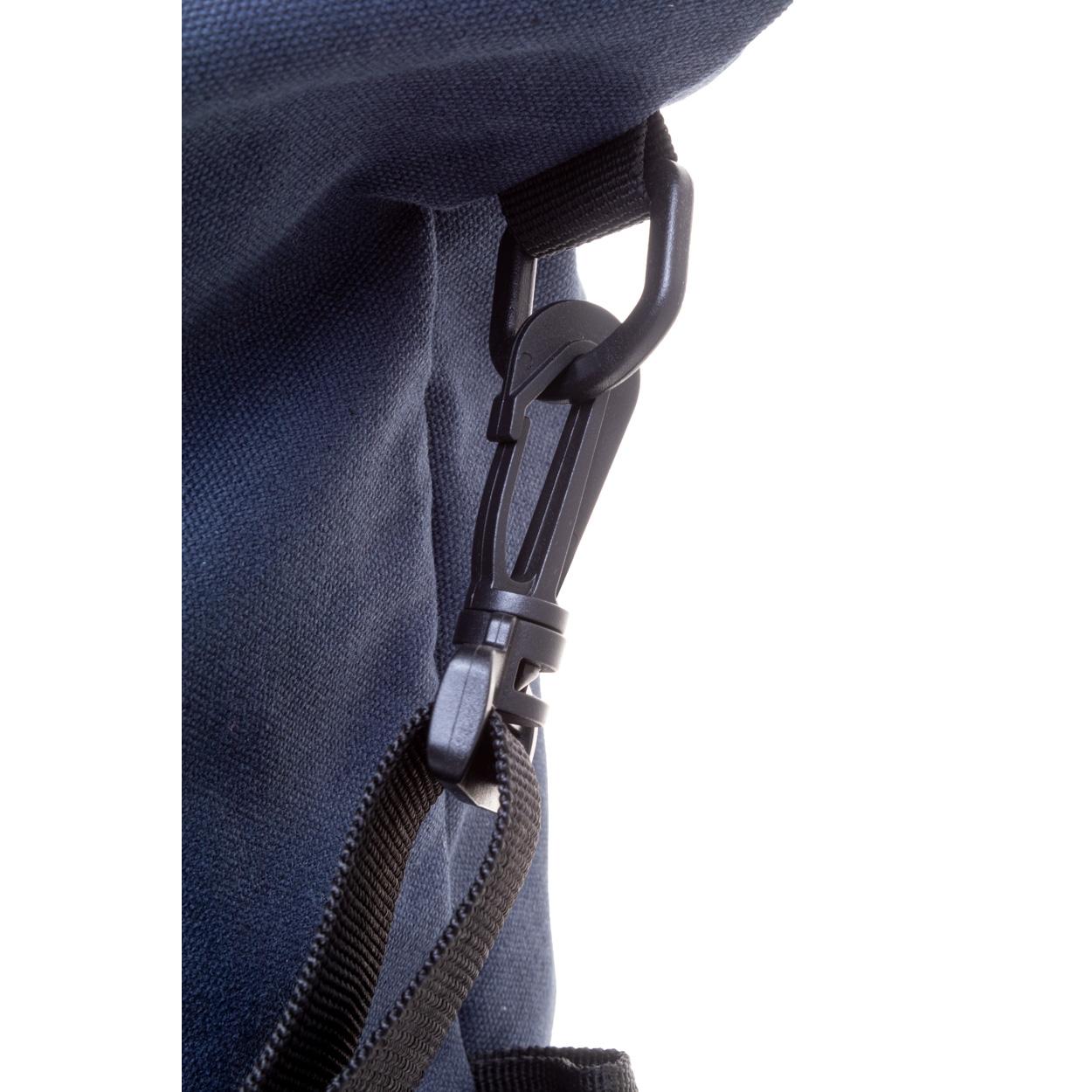 Geantă de voiaj din pânză reciclat Rebyss Travel albastru închis