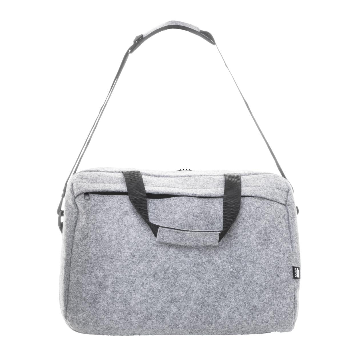 Geantă pentru documente din pâslă RPET Refelt Docu gri