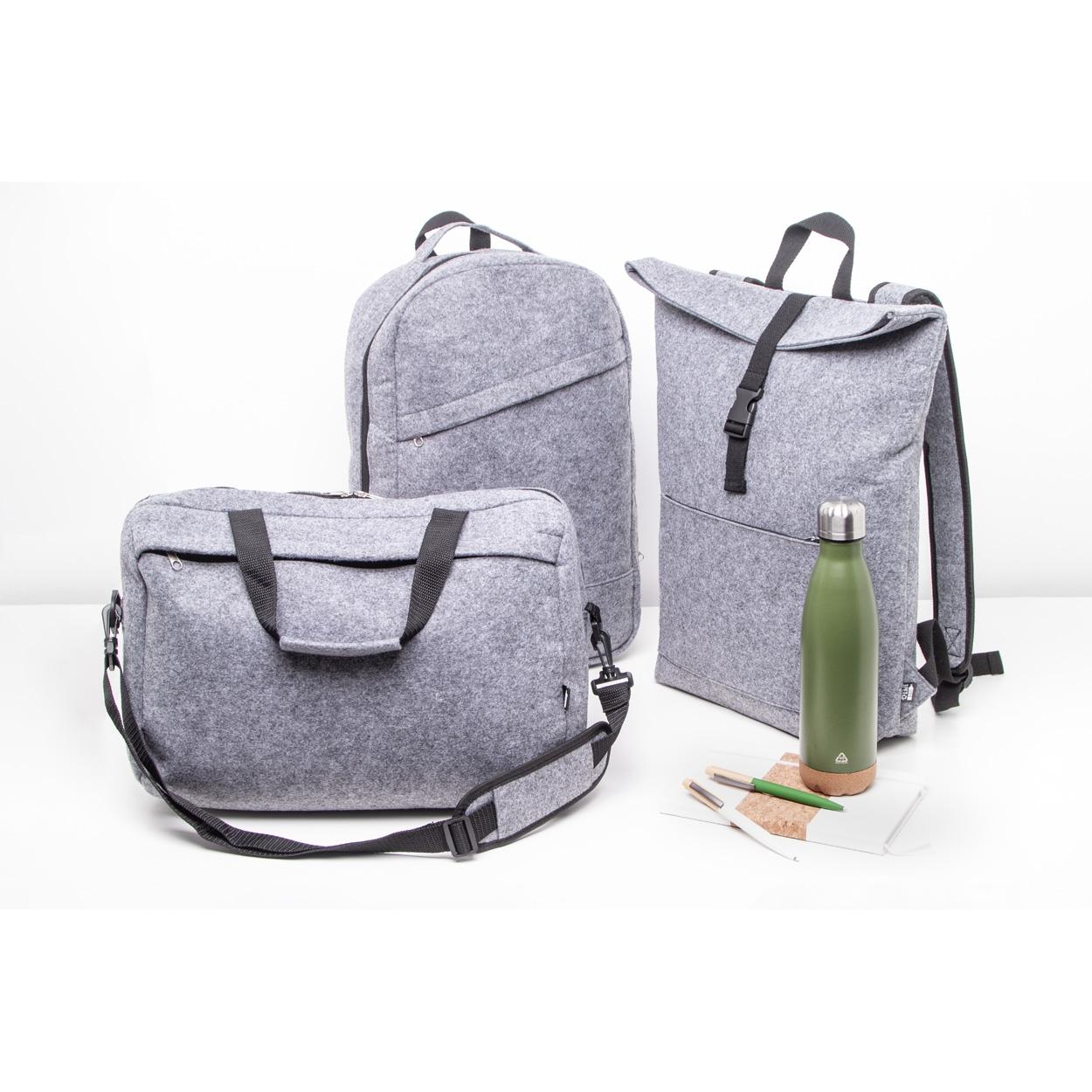 Rucsac pâslă RPET Refelt Roll gri