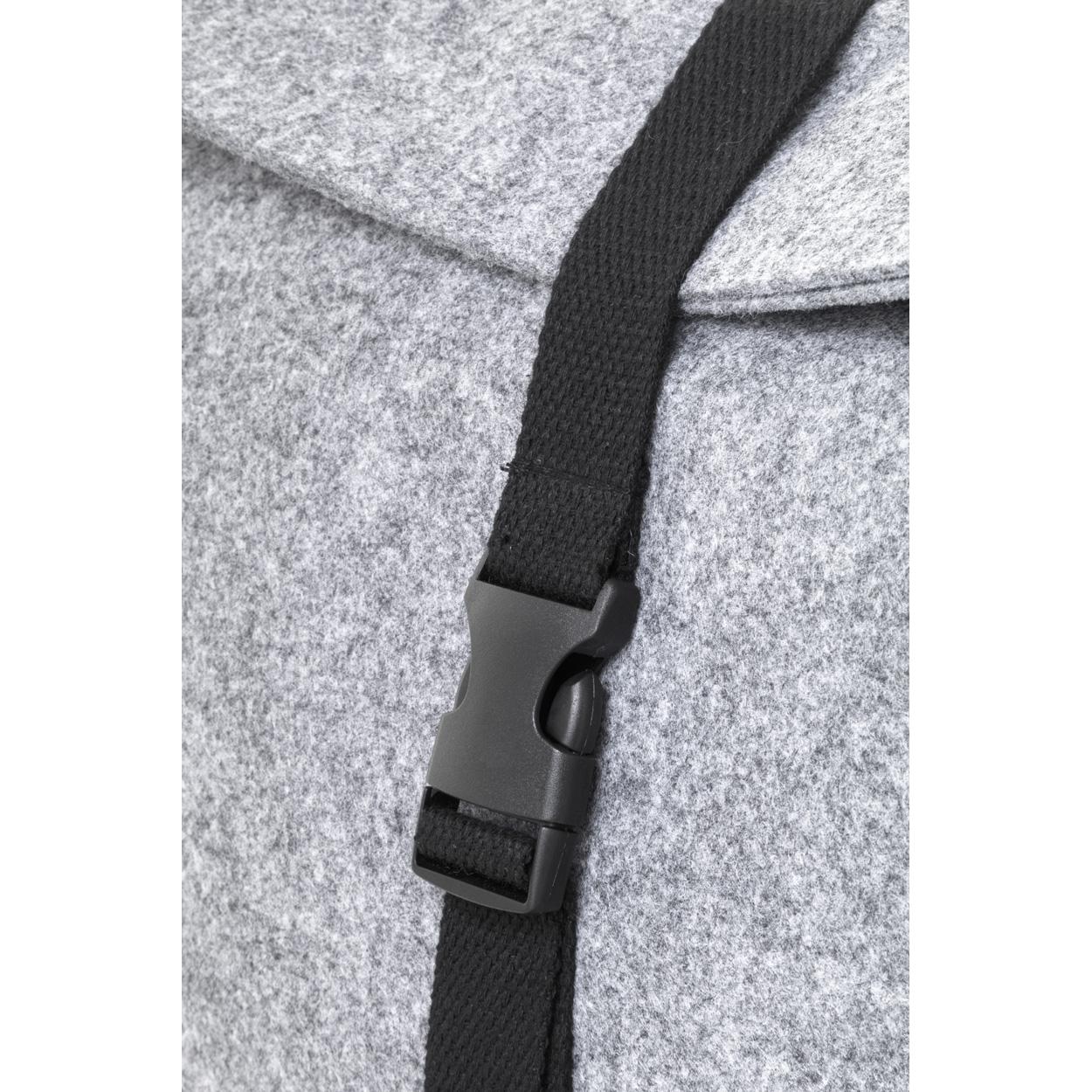 Rucsac pâslă RPET Refelt Roll gri