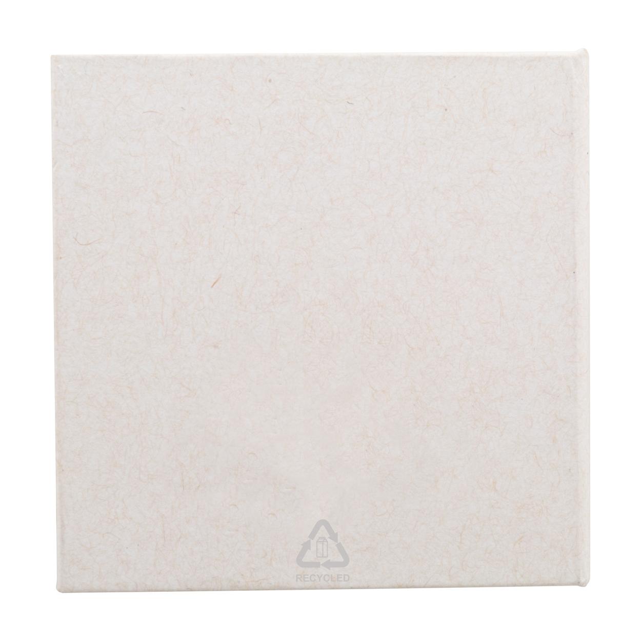 Carnet post-it din carton reciclat al cutiilor de lapte Relact Memo Alb