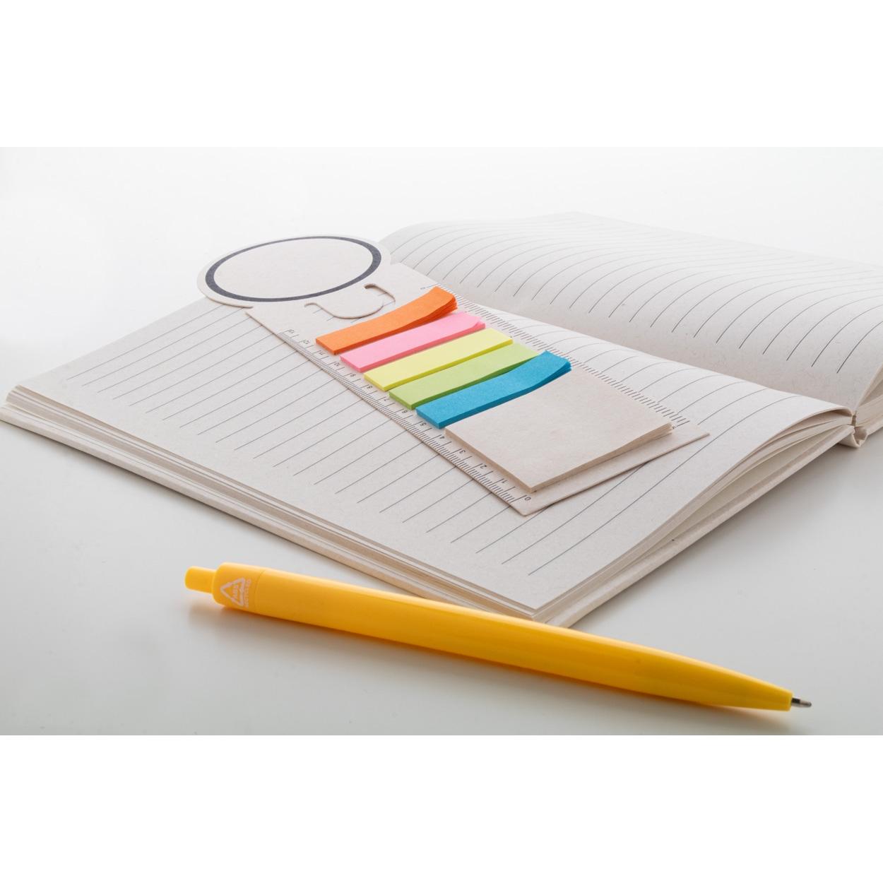 Semn de carte din carton reciclat al cutiilor de lapte Relact Mark Alb