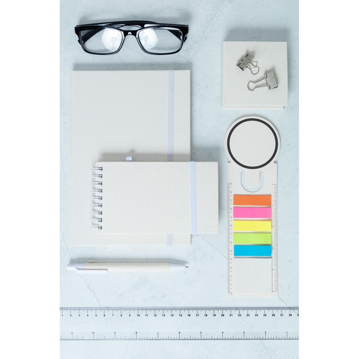 Semn de carte din carton reciclat al cutiilor de lapte Relact Mark Alb