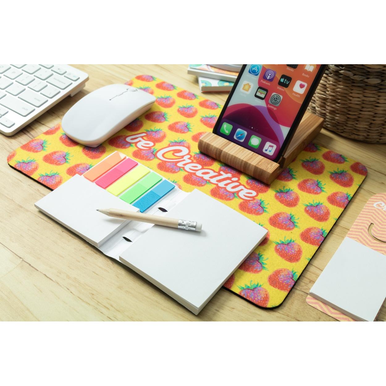 Carnețel cu post-it-uri, personalizat CreaStick Seed Combo Plus Alb