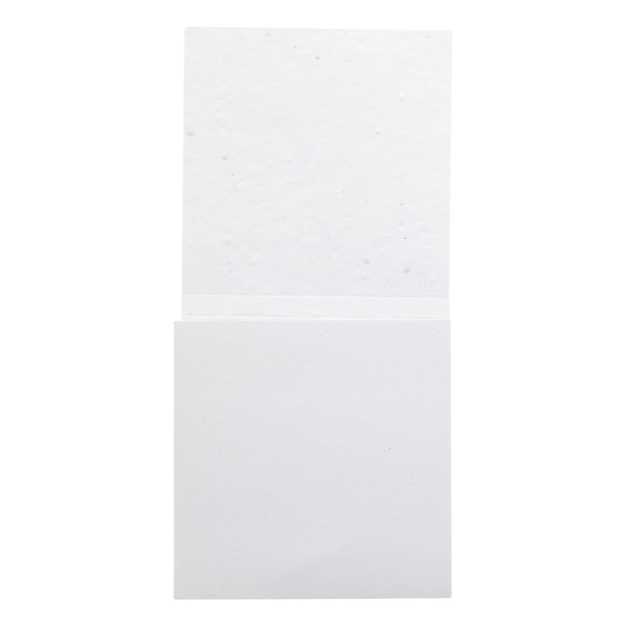 Carnețel cu post-it-uri, personalizat CreaStick Seed Note M Alb
