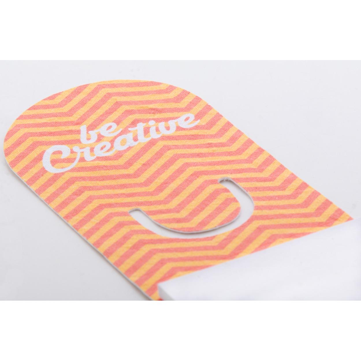 Semn de carte, personalizat CreaStick Seed Mark B Alb