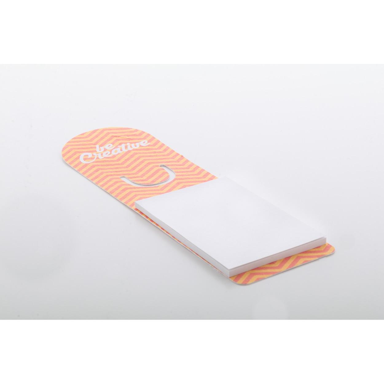 Semn de carte, personalizat CreaStick Seed Mark B Alb