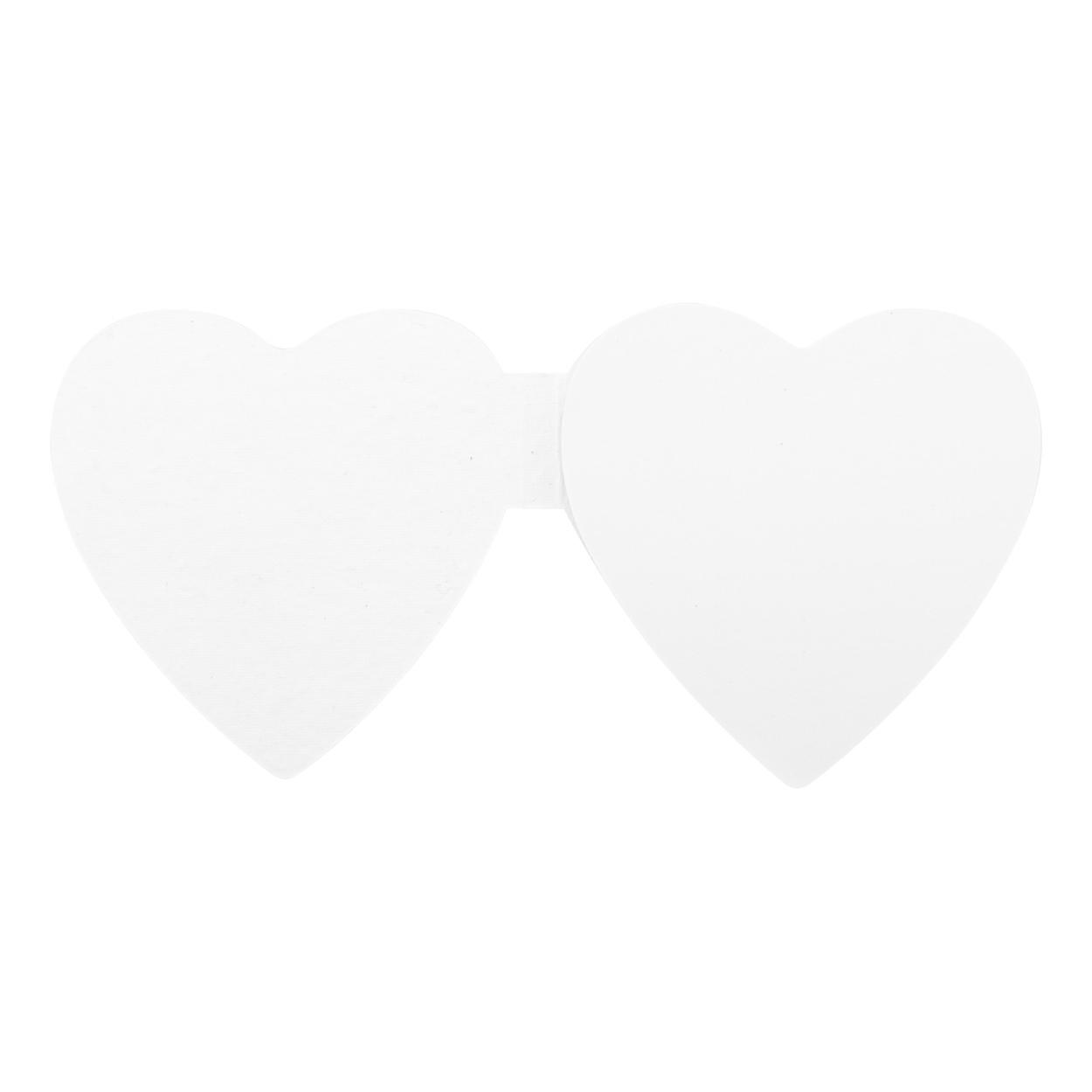 Carnețel de post-it-uri personalizat CreaStick Seed Heart Alb