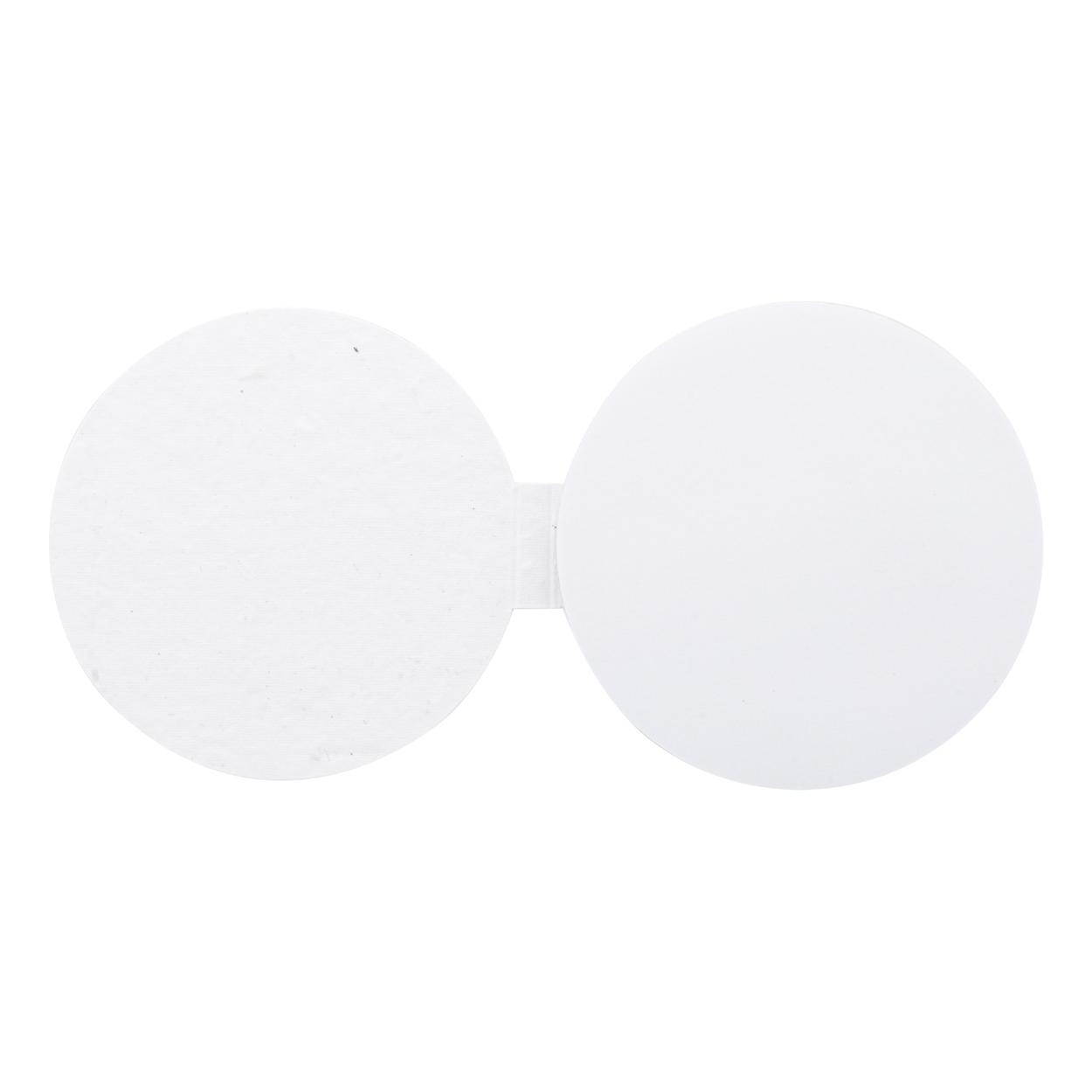 Carnețel de post-it-uri personalizat CreaStick Seed Circle Alb