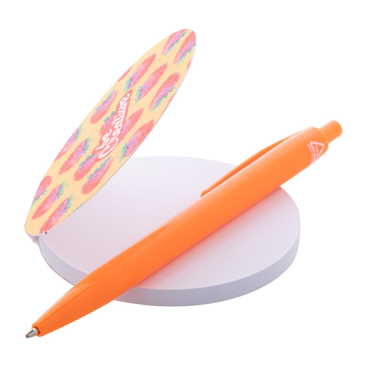 Carnețel de post-it-uri personalizat CreaStick Seed Circle Alb