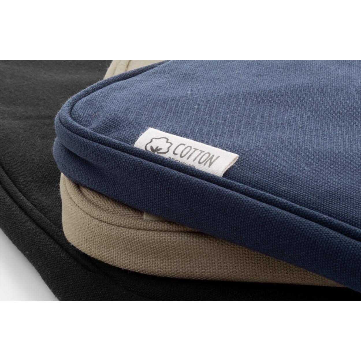 Geantă de laptop din pânză reciclat Rebyss Comp Negru