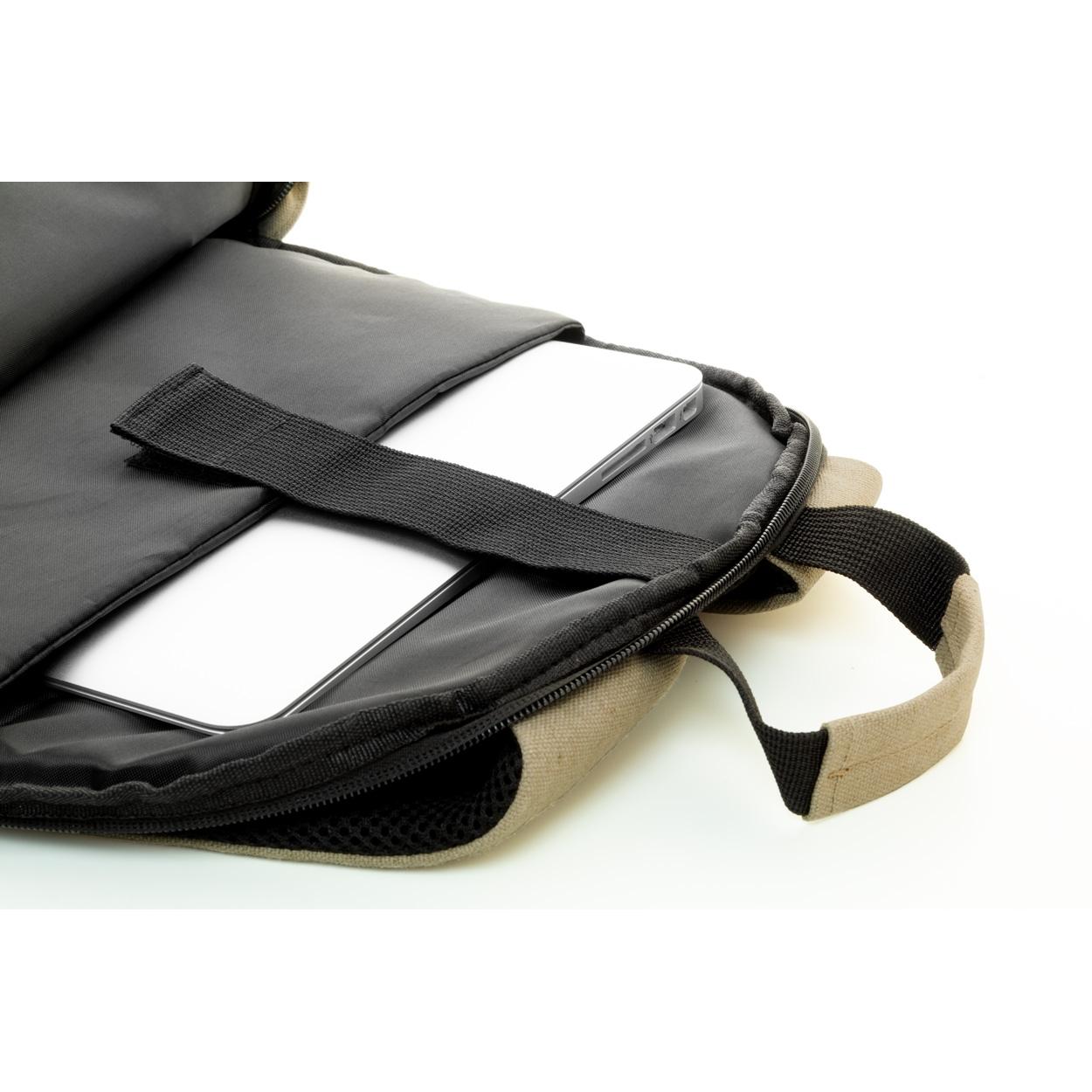 Rucsac din pânză reciclat Rebyss Back natural