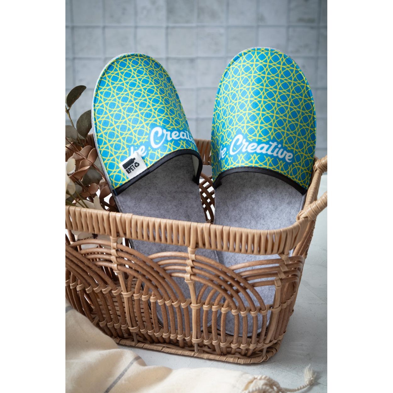 Papuci personalizati, RPET CreaFelt Slip gri