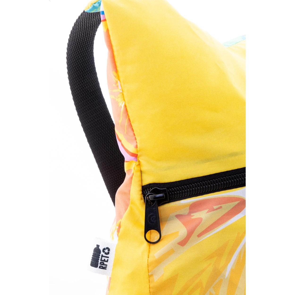 Rucsac pliabil, RPET, realizat la comandă SuboBag Folback Negru