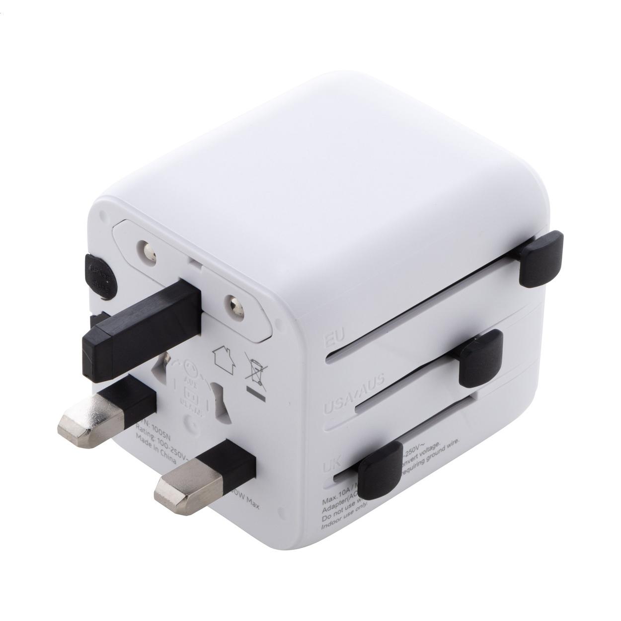 Adaptor de călătorie RPC Jetsetter Pico Alb