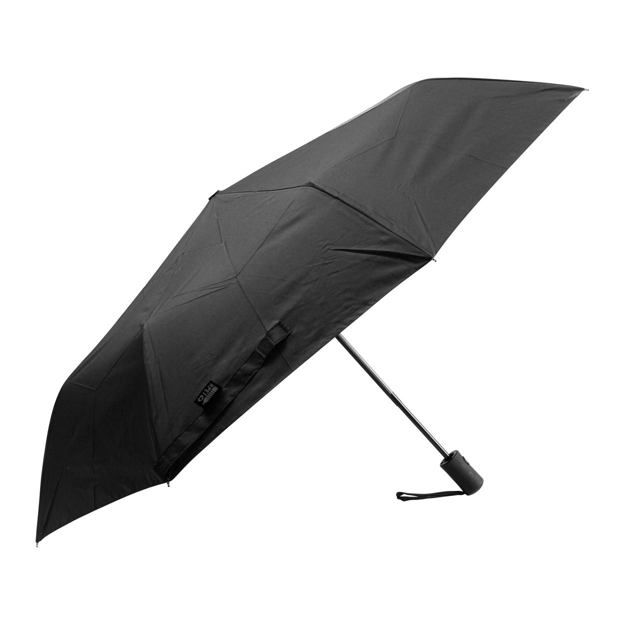Umbrelă RPET Folcomp Negru