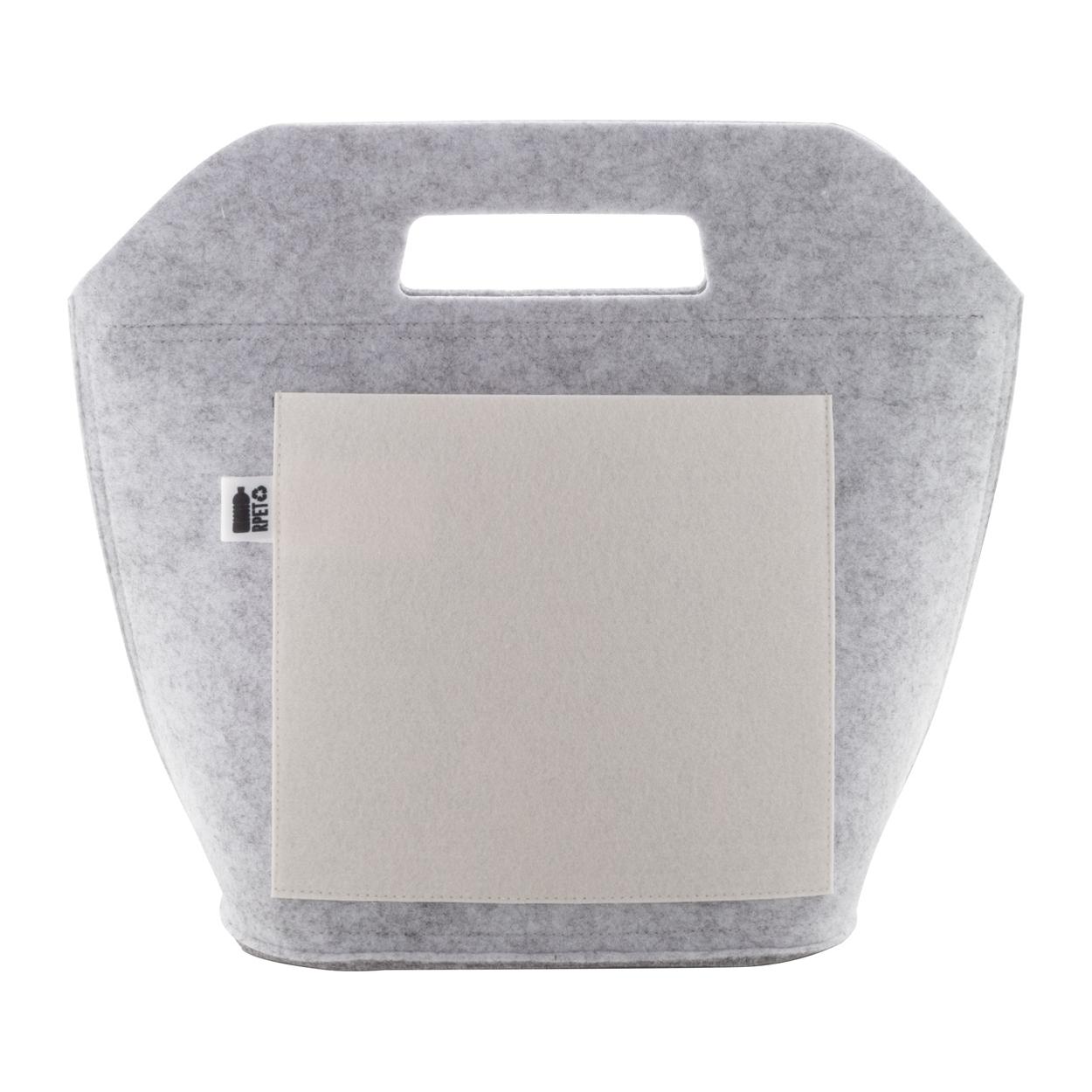 Geantă termică, RPET, realizată la comandă CreaFelt Coolgrab gri