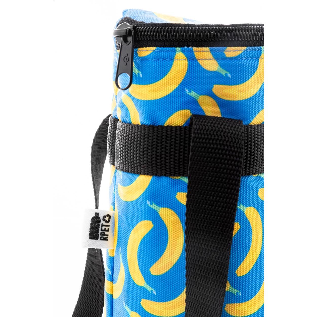 Geantă frigorifică personalizată, pentru sticle CreaCool Aqua Negru