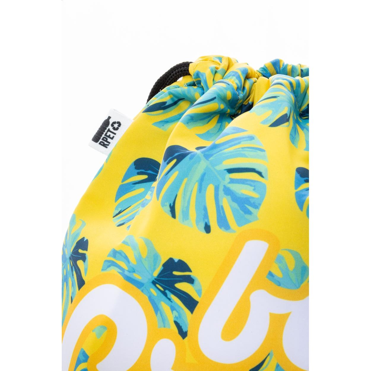 Geantă frigorifică personalizată, cu șnur CreaCool Draw Negru