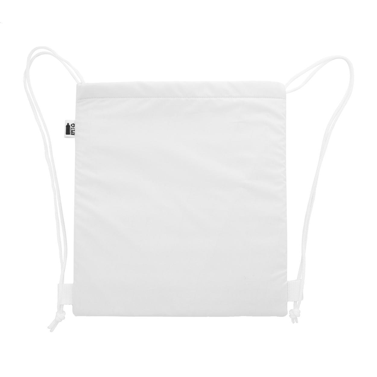 Geantă frigorifică personalizată, cu șnur, pentru copii CreaCool Draw Kids Alb