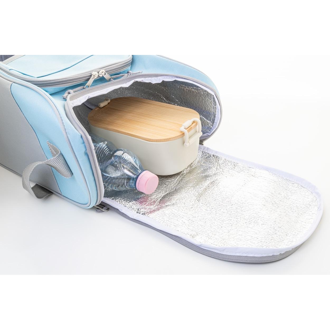 Geantă frigorifică RPET Inuit albastru deschis