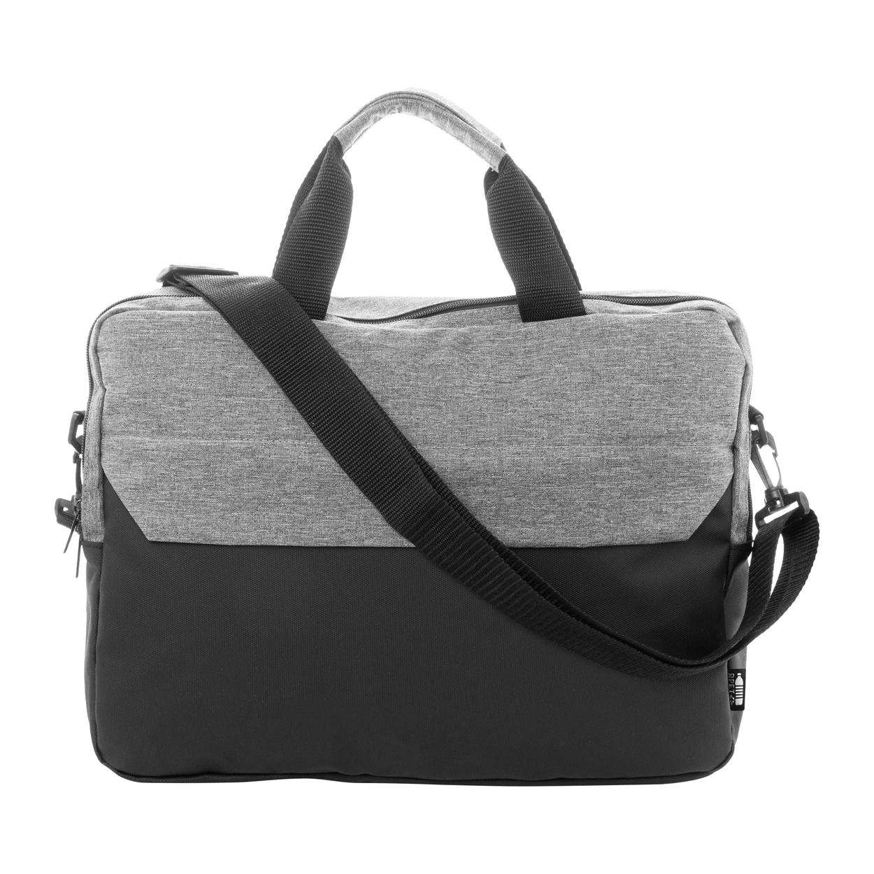 Geantă pentru documente, RPET Dopuba gri Negru