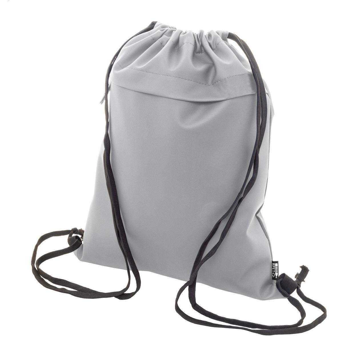 Rucsac RPET cu șnur Pudrow gri