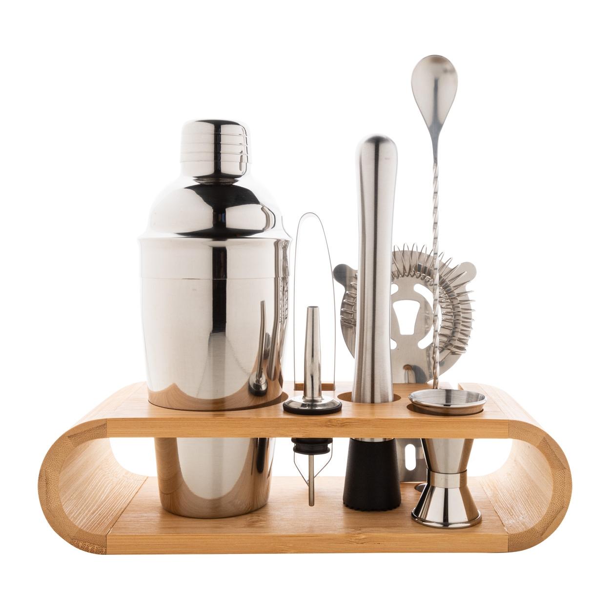 Set cocktail Paloma argintiu natural