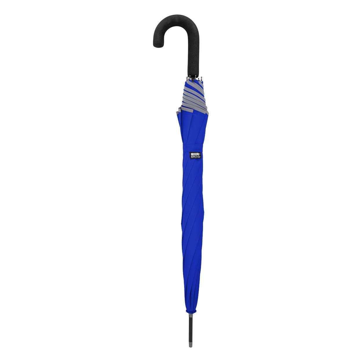 Umbrelă RPET reflectorizantă Thunder Max albastru deschis