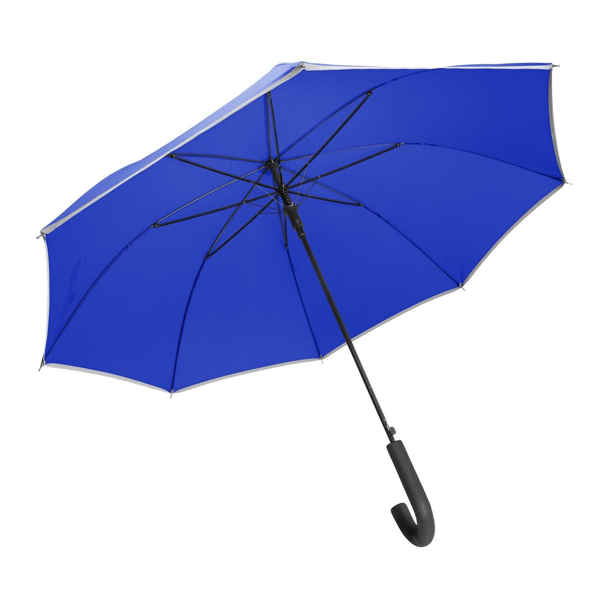Umbrelă RPET reflectorizantă Thunder Max albastru deschis