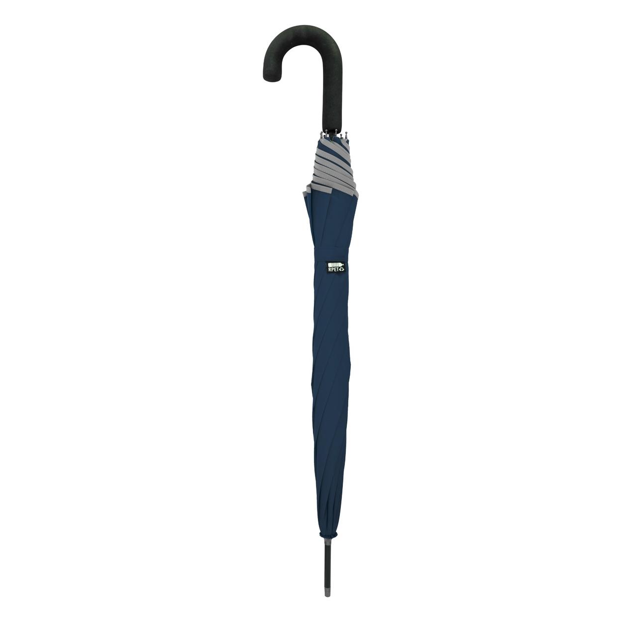 Umbrelă RPET reflectorizantă Thunder Max Albastru