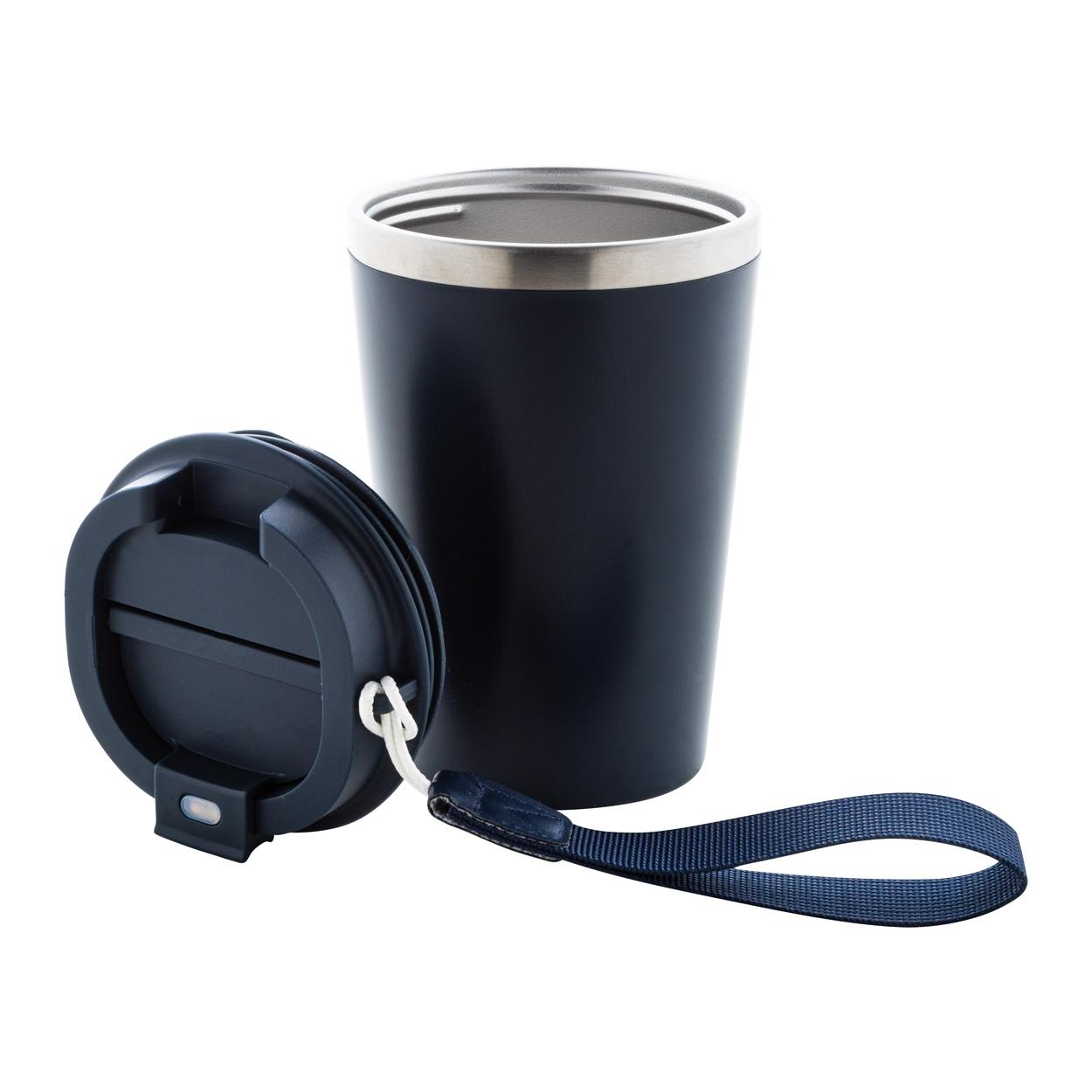 Pahar termic Manabi albastru închis