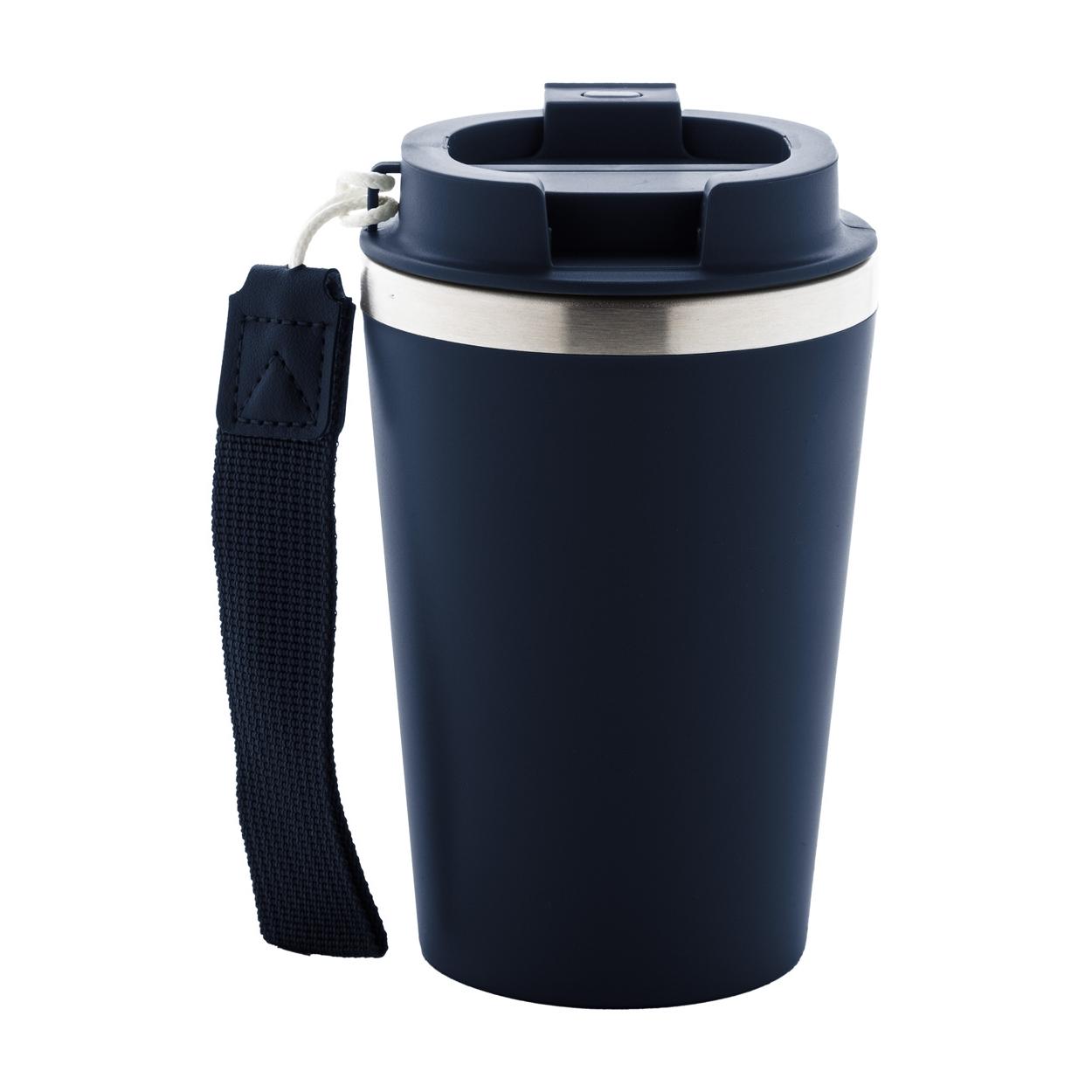 Pahar termic Manabi albastru închis