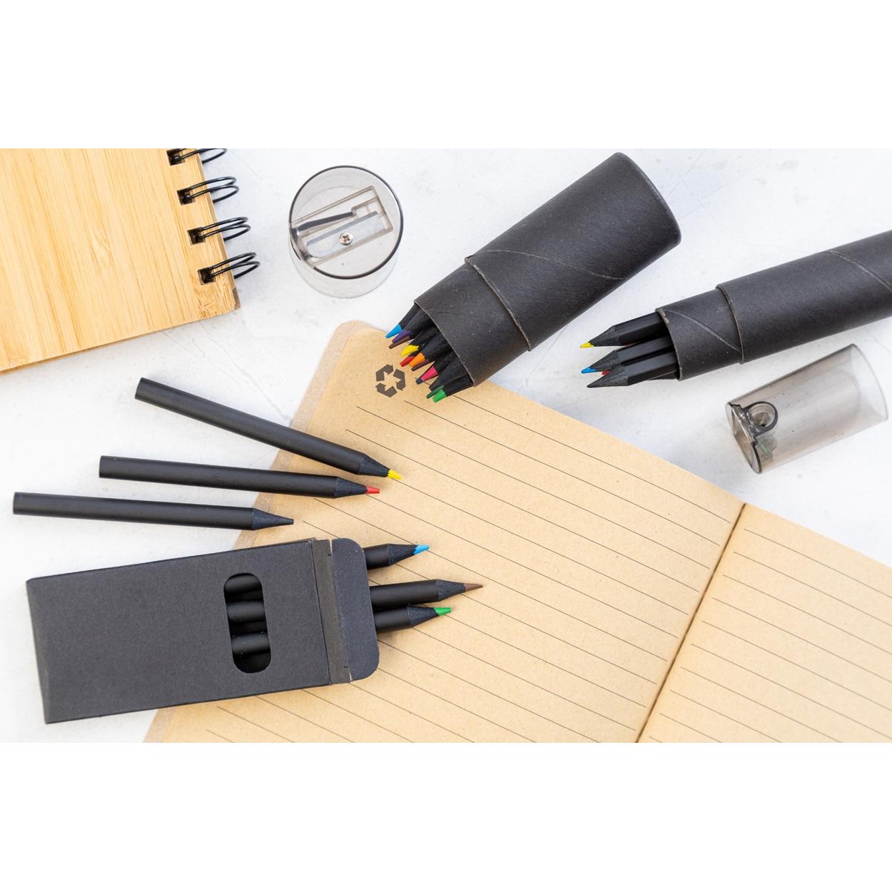 Set de creioane Nellery 12 Negru