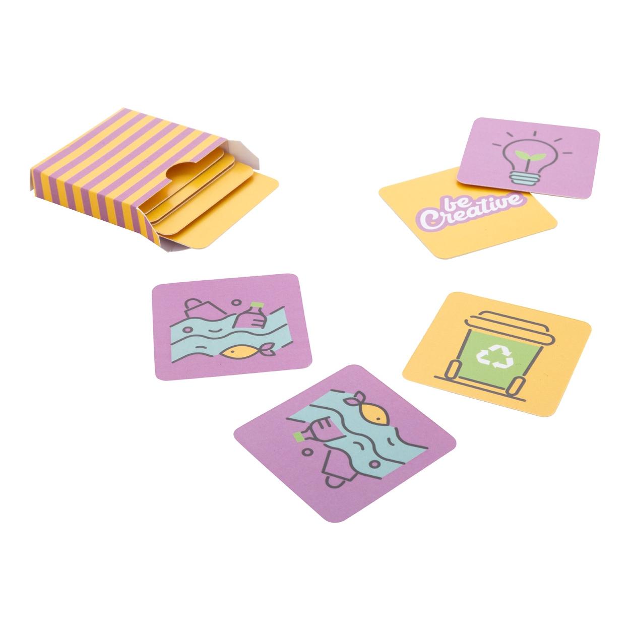 Joc de memorie personalizat Minimor Alb