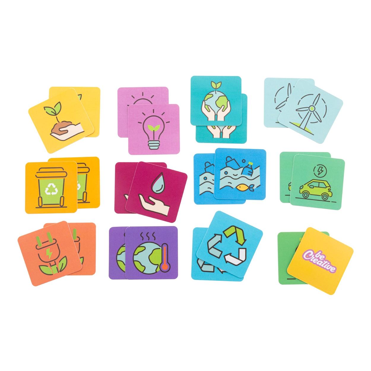 Joc de memorie personalizat Minimor Alb