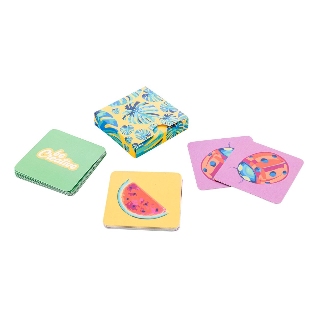 Joc de memorie personalizat Minimor Creative Alb