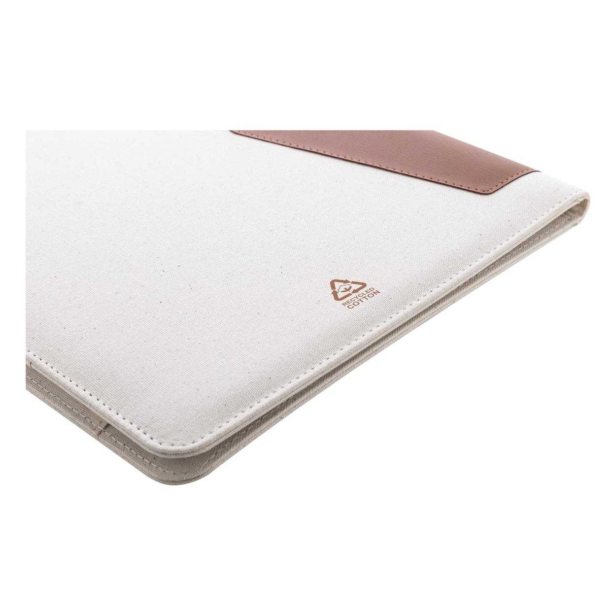 Mapă pentru documente, din pânză reciclată Carbasa A4 natural