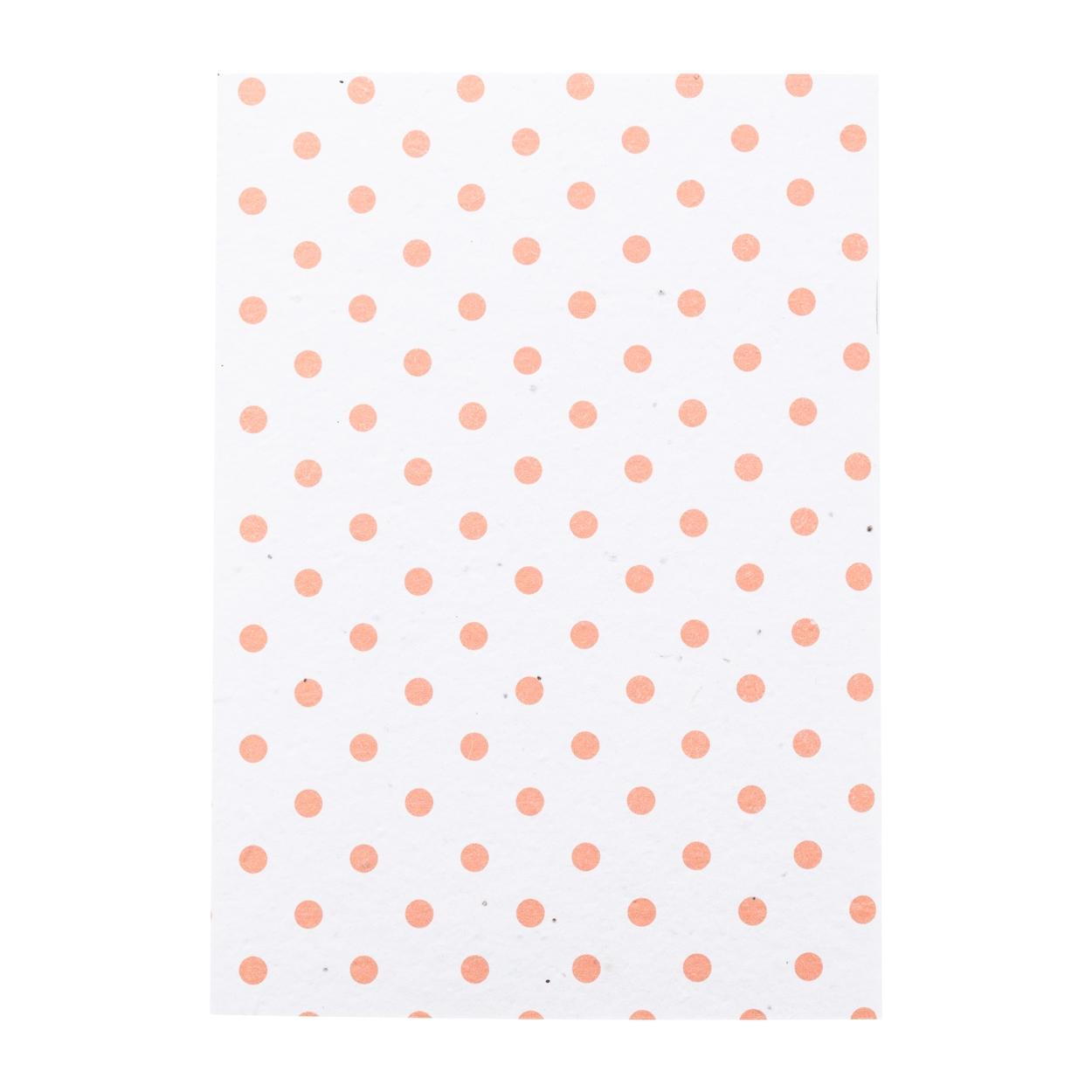 Caiet personalizat din hârtie cu semințe CreaNote A5 Seed Alb