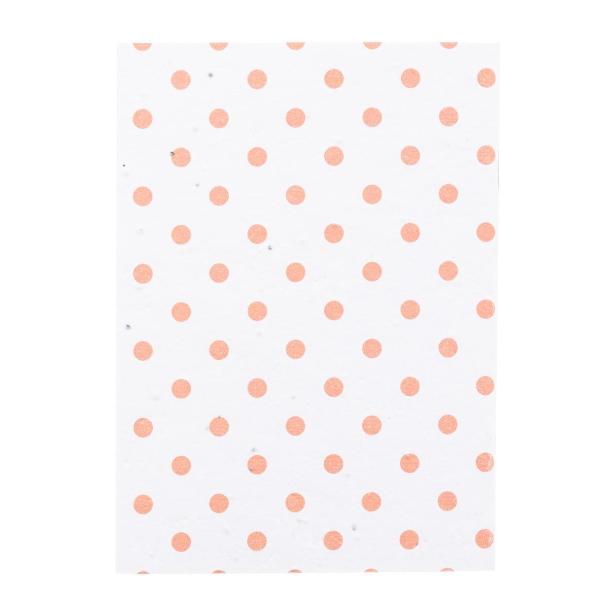 Caiet personalizat din hârtie cu semințe CreaNote A6 Seed Alb