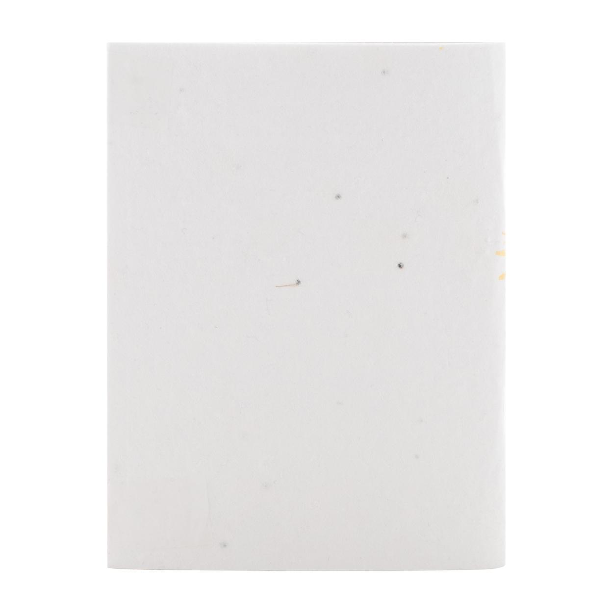 Caiet personalizat din hârtie cu semințe CreaNote Plus A6 Seed Alb