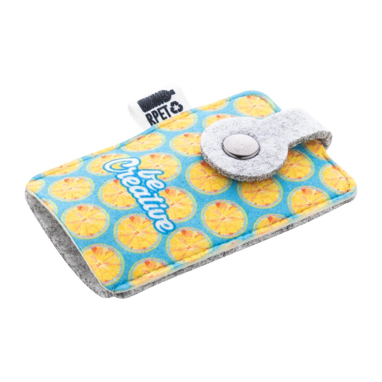 Breloc tip husă, personalizat CreaFelt Keysave Alb