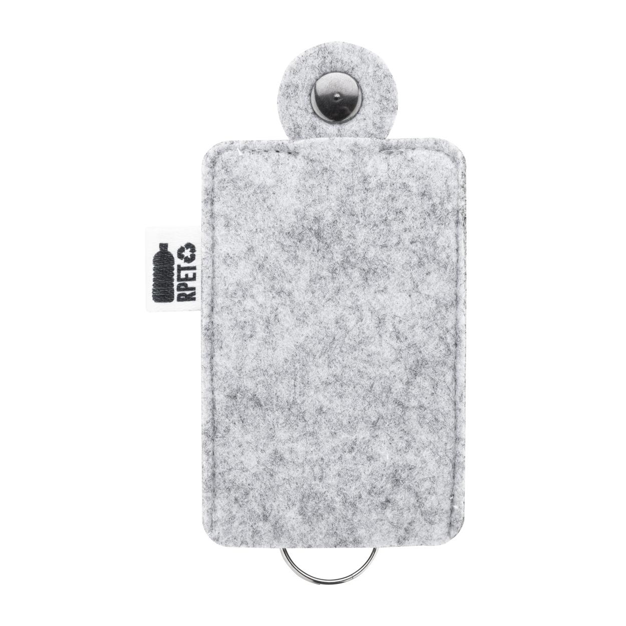 Breloc tip husă, personalizat CreaFelt Keysave Alb