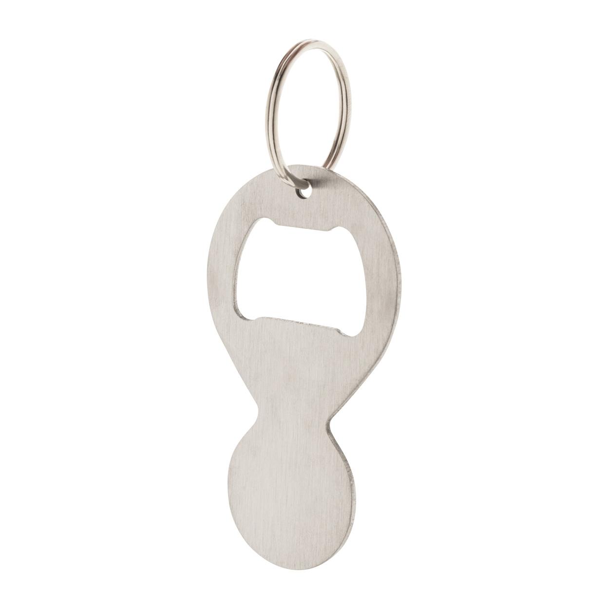 Breloc pentru monede cărucior BeerCart argintiu