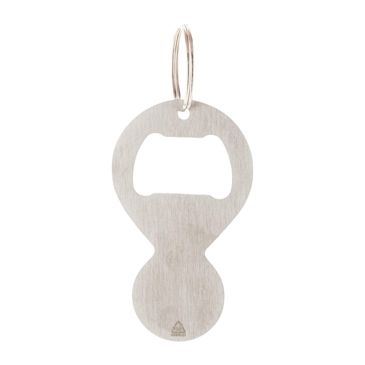 Breloc pentru monede cărucior BeerCart argintiu