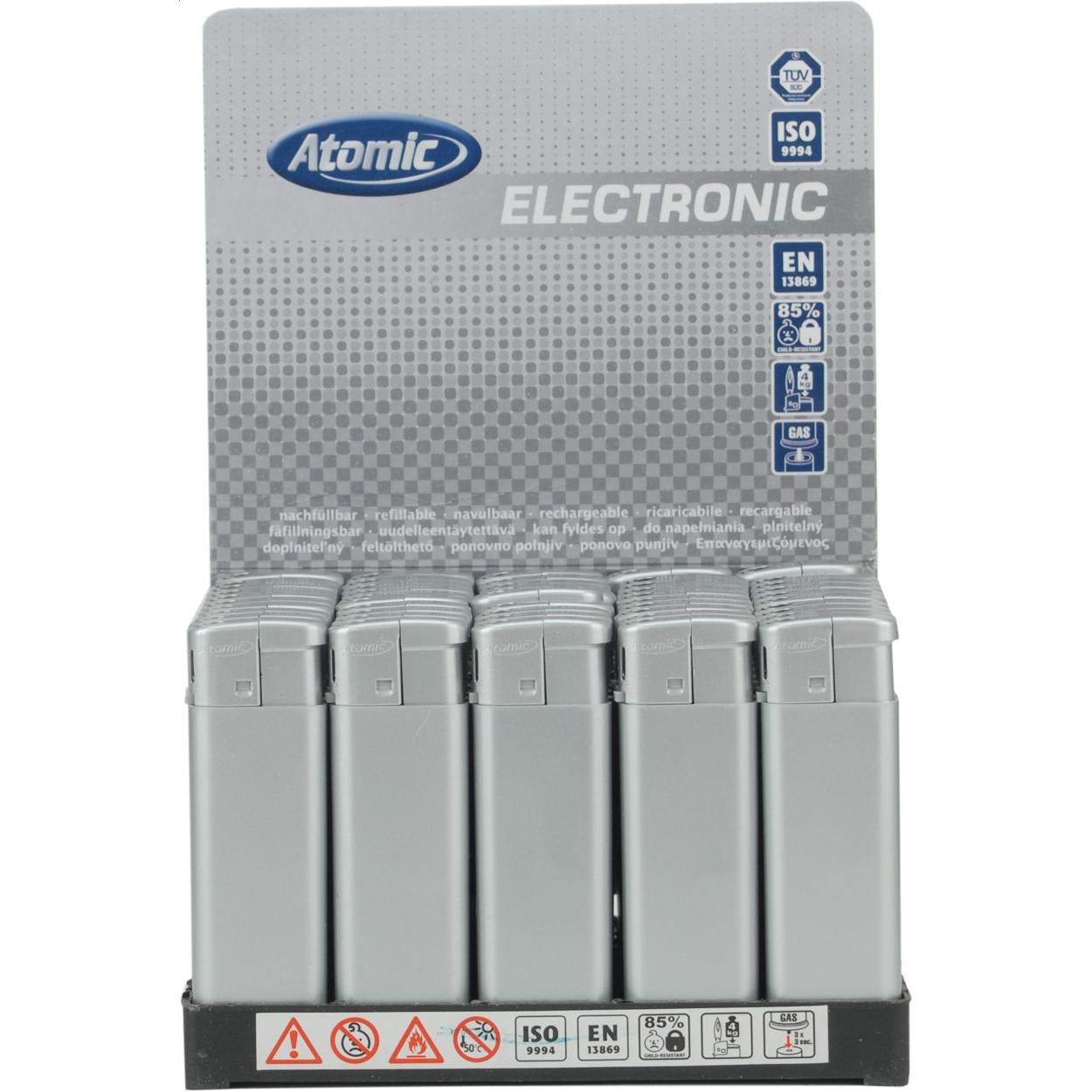 Brichetă Flatlight Shine argintiu